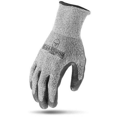 Lift Safety CUT RESISTANT WPU PALM 13g Glassfiber Knit Glove with PU Palm LRG G15GKP-KL